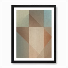 Trigonale 10 Art Print