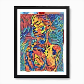 Abstract Of A Woman 1 Art Print