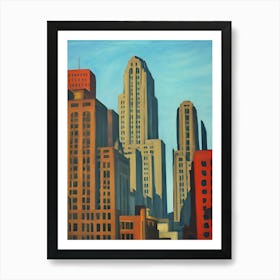 American Cityscape Art Print