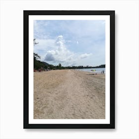 Beach - Beach Stock Videos & Royalty-Free Footage Art Print