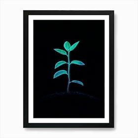 Neon Plant 23 Art Print