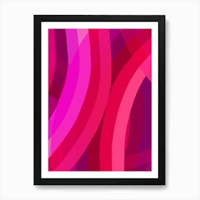 Rainbow Arch - Pink 1 Art Print