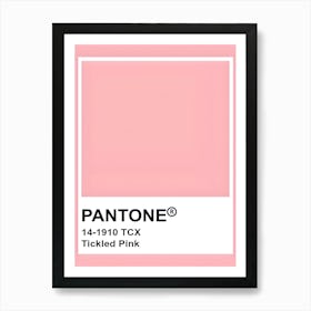 Pantone Pink Art Print