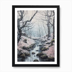 Dreamy Winter Painting Killarney National Park Ireland 5 Art Print