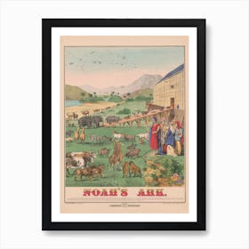 Noah's Ark Vintage Poster