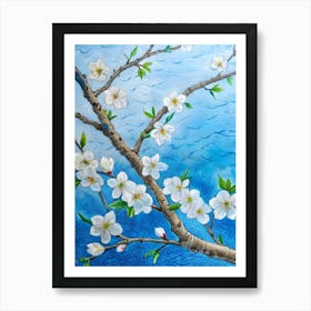 Blossoming Cherry Tree 5 Art Print