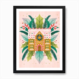 Gingerbread Mansion Art Print