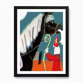 Sinterklaas/Saint Nicolas Art Print