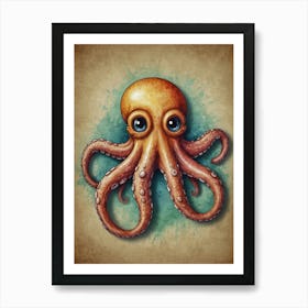 Octopus 38 Art Print