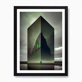 Man In A Box 2 Art Print