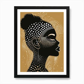 Portrait Of African Woman 52 Art Print