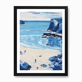 Barafundle Bay Beach Pembrokeshire Wales 2 Art Print