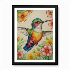 Hummingbird 40 Art Print