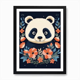 Baby Animal Illustration  Panda 2 Art Print