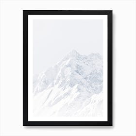 White Mountain II in Art Print