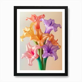 Dreamy Inflatable Flowers Gladiolus 1 Art Print