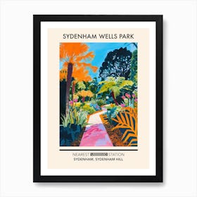 Sydenham Wells Park London Parks Garden 3 Art Print