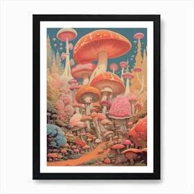 Mushroom Fantasy 8 Art Print