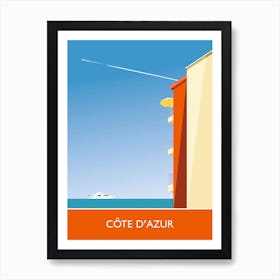 Côte d'Azur Sky Art Print