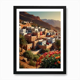 Moroccan Village Art Print