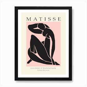 Matisse Galerie D'exposition Papier Decoupe Minimalist artwork 14 Art Print