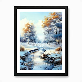 Winter Landscape Art Print