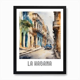 La Habana Cityscape 3 Art Print