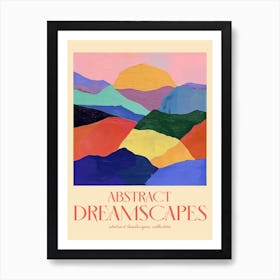 Abstract Dreamscapes Landscape Collection 63 Art Print