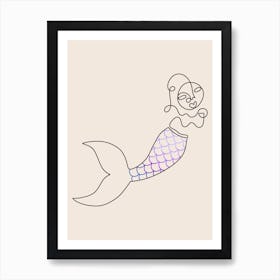 Little Mermaid Art Print