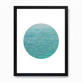 Sea Circle Art Print