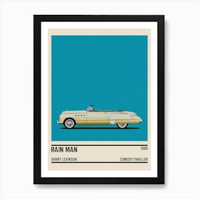 Rain Man Car Movie Art Print