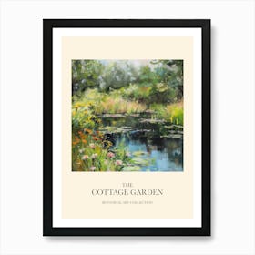 Cottage Garden Poster Fairy Pond 3 Art Print