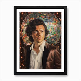 Harry Styles Disco 2 Art Print