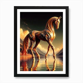 Creative Horse Beauty Illustration Nr 24 Art Print