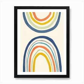 Double Rainbow Art Print