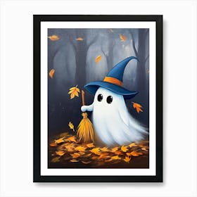 Ghost In The Woods Art Print