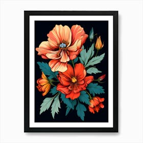 Poppies 53 Art Print