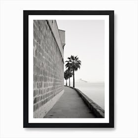 Rhodes, Greece, Photography In Black And White 1 Art Print