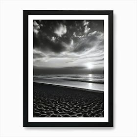 Sunset At The Beach 576 Art Print