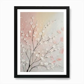 Sakura Blossom Painting Art Print