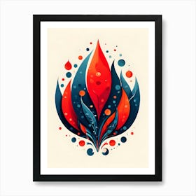 Fire Art Poster