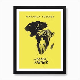 Wakanda Forever Art Print