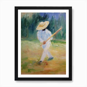Cricket In The Style Of Monet 1 Art Print