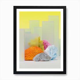 Colourful Corals Art Print