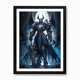 Demon Warrior Art Print