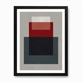 Modern geometry 7 Art Print