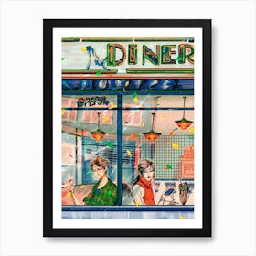 Diner Art Print
