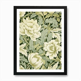 Floral Wallpaper 33 Art Print