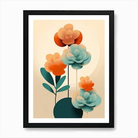Flowers In A Vase 5 Art Print