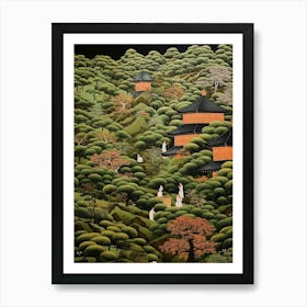 Traditional Japanese Tea Garden 8 Art Print